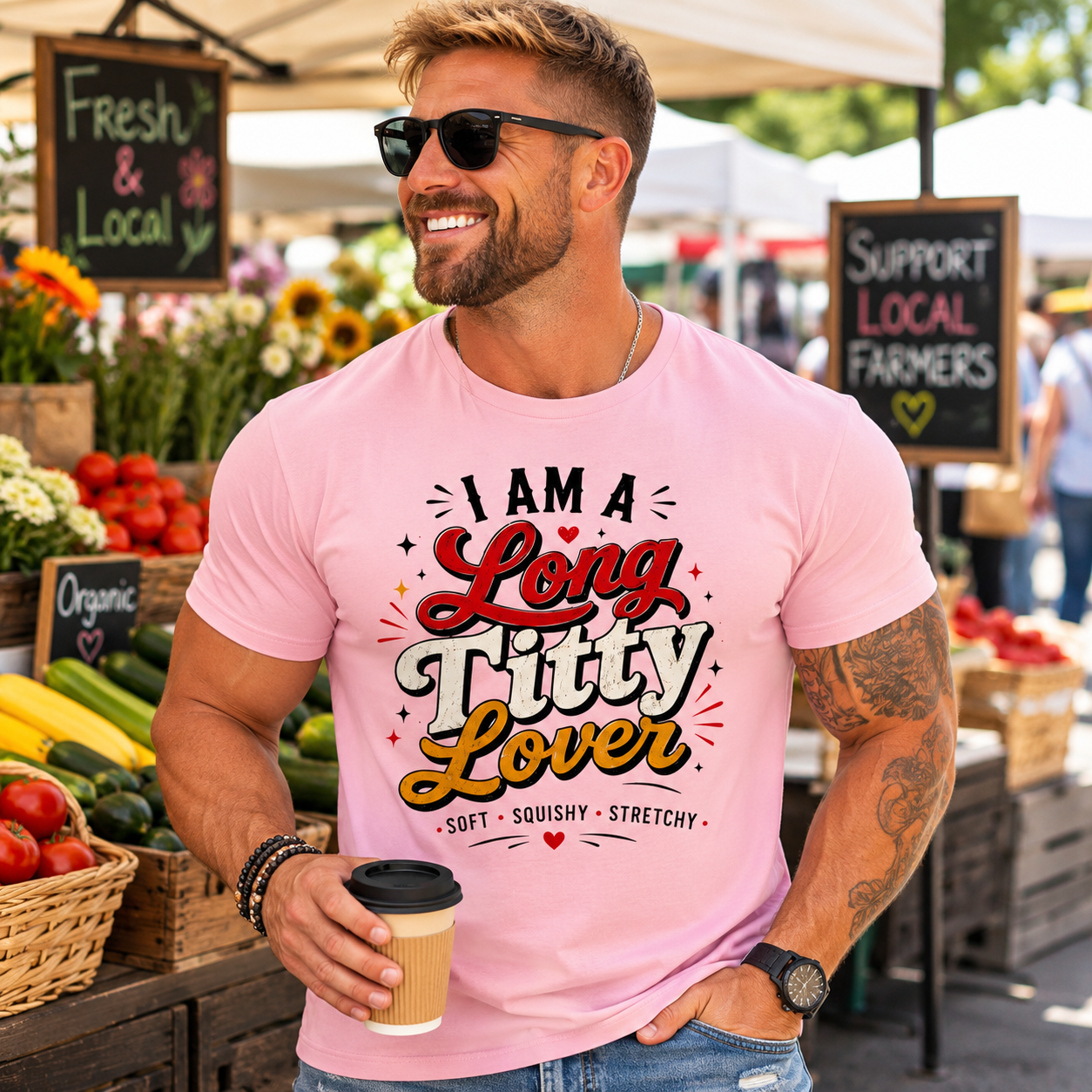 I Am a Long Titty Lover T-Shirt