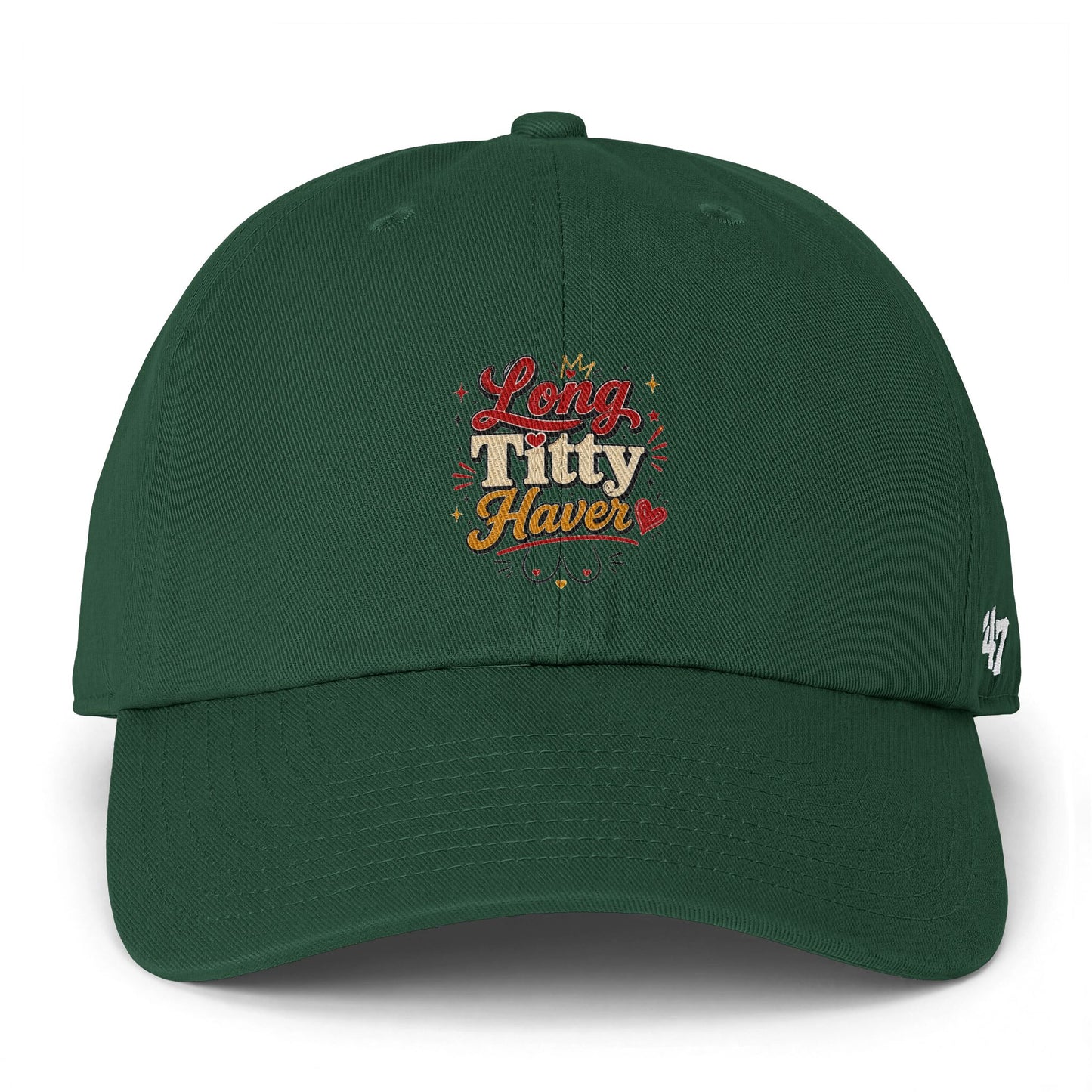 Dad Hat — Long Titty Haven Floral Embroidered Baseball Cap