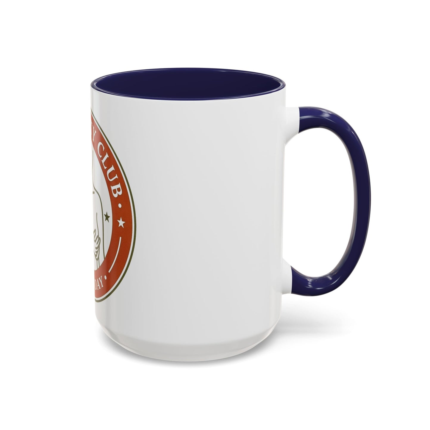 Long Titty Club Accent Coffee Mug — Funny Novelty 11/15oz Tea & Coffee Cup
