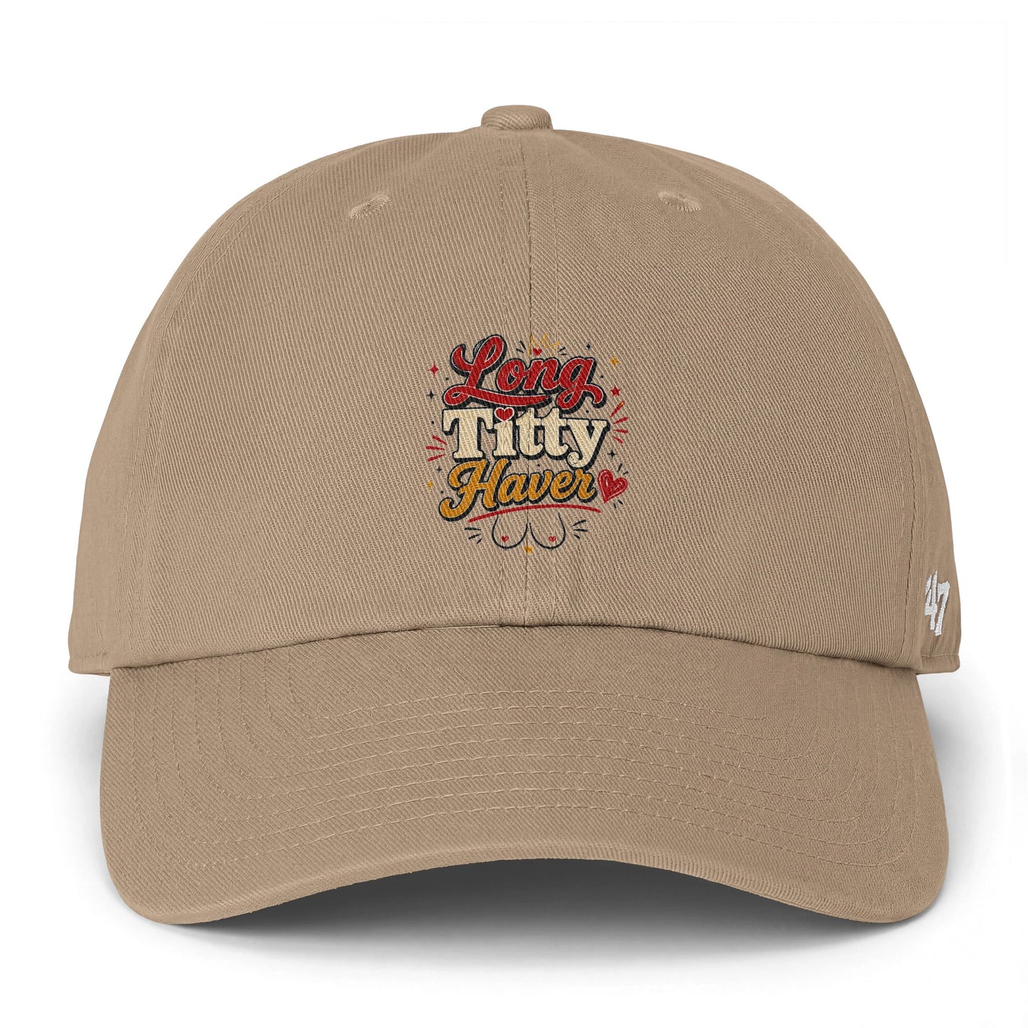Dad Hat — Long Titty Haven Floral Embroidered Baseball Cap