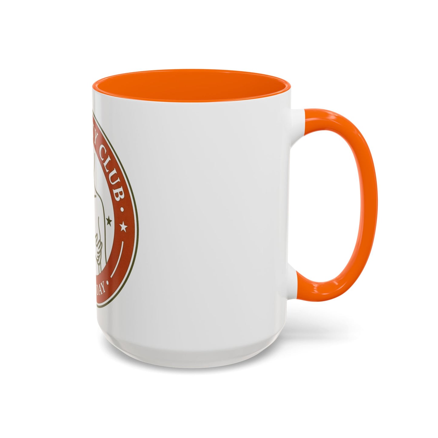 Long Titty Club Accent Coffee Mug — Funny Novelty 11/15oz Tea & Coffee Cup