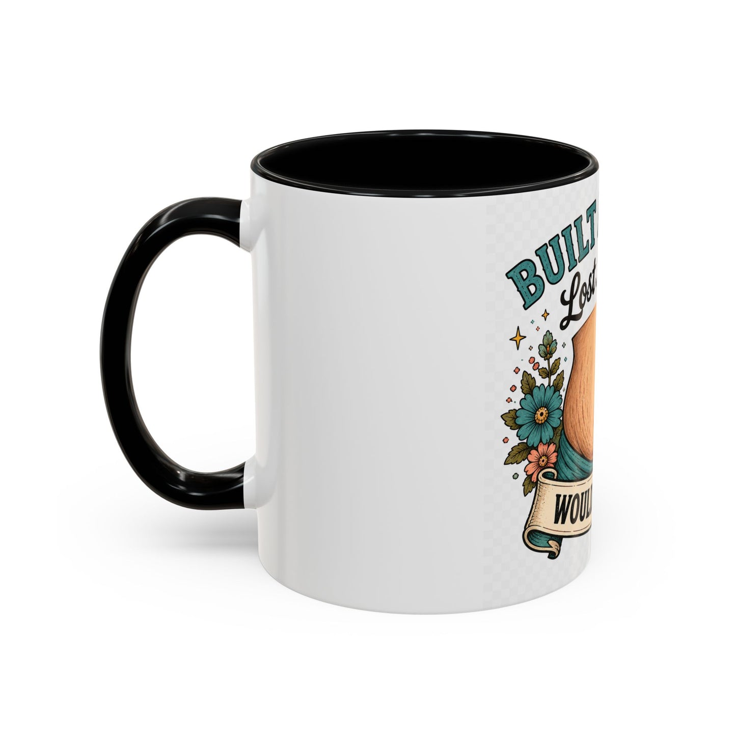 Built a Human Lost My Waist Coffee Mug — Funny Postpartum Mom Gift (11/15oz)