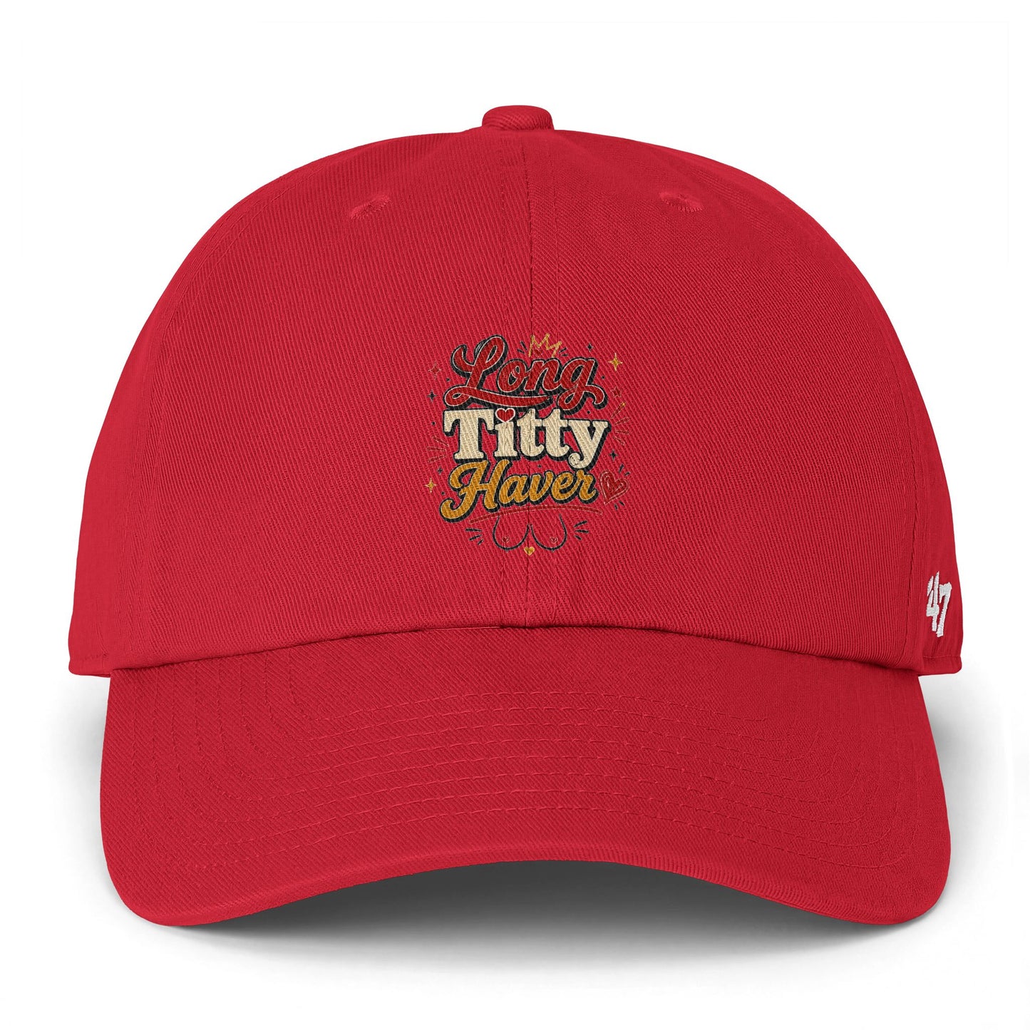 Dad Hat — Long Titty Haven Floral Embroidered Baseball Cap