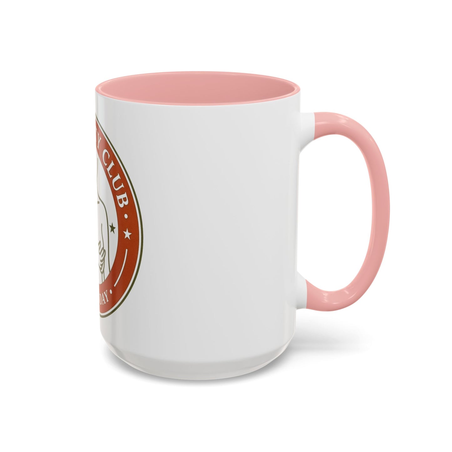Long Titty Club Accent Coffee Mug — Funny Novelty 11/15oz Tea & Coffee Cup