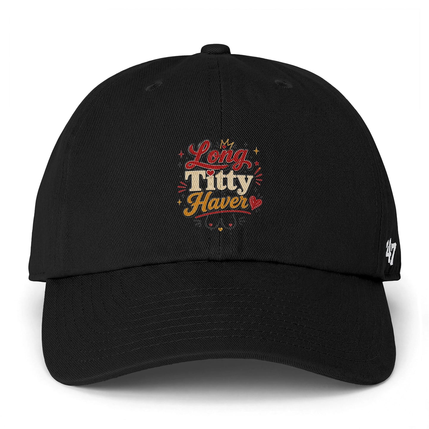 Dad Hat — Long Titty Haven Floral Embroidered Baseball Cap