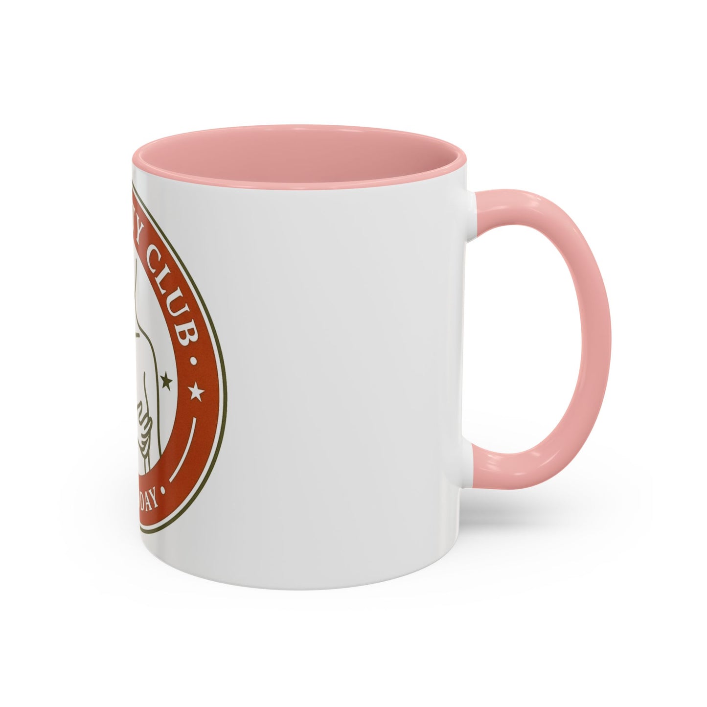 Long Titty Club Accent Coffee Mug — Funny Novelty 11/15oz Tea & Coffee Cup