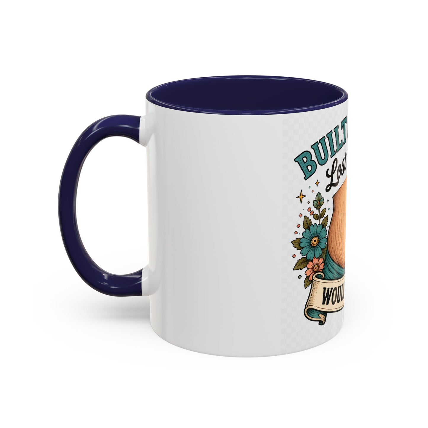 Built a Human Lost My Waist Coffee Mug — Funny Postpartum Mom Gift (11/15oz)