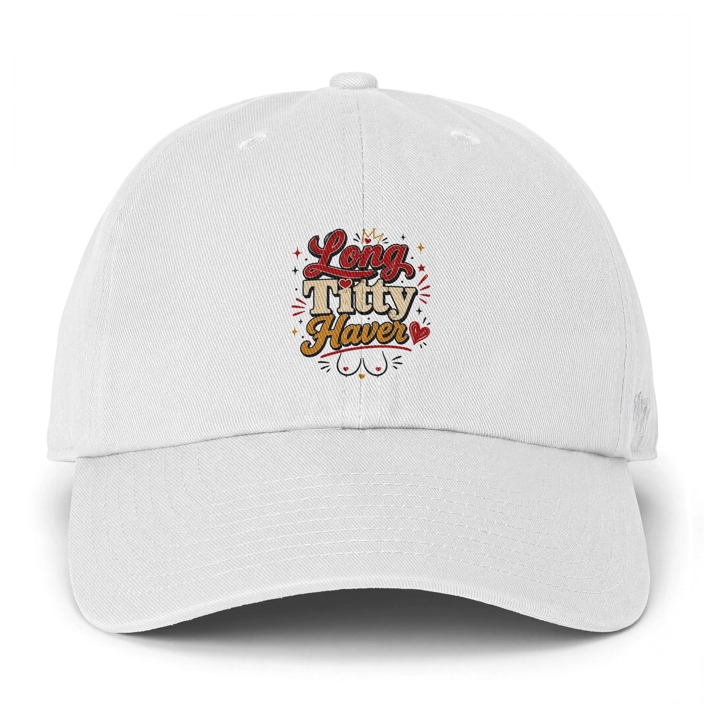Dad Hat — Long Titty Haven Floral Embroidered Baseball Cap