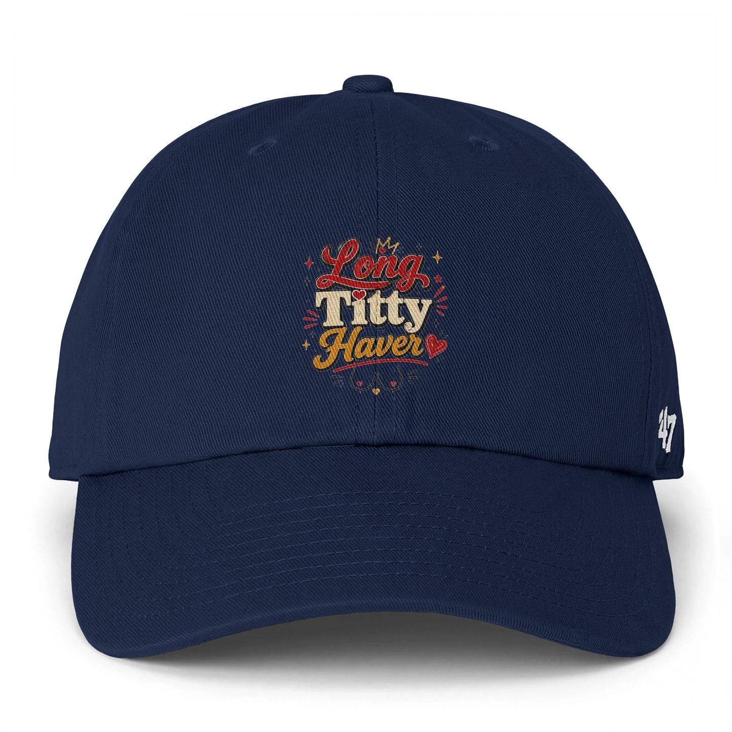 Dad Hat — Long Titty Haven Floral Embroidered Baseball Cap