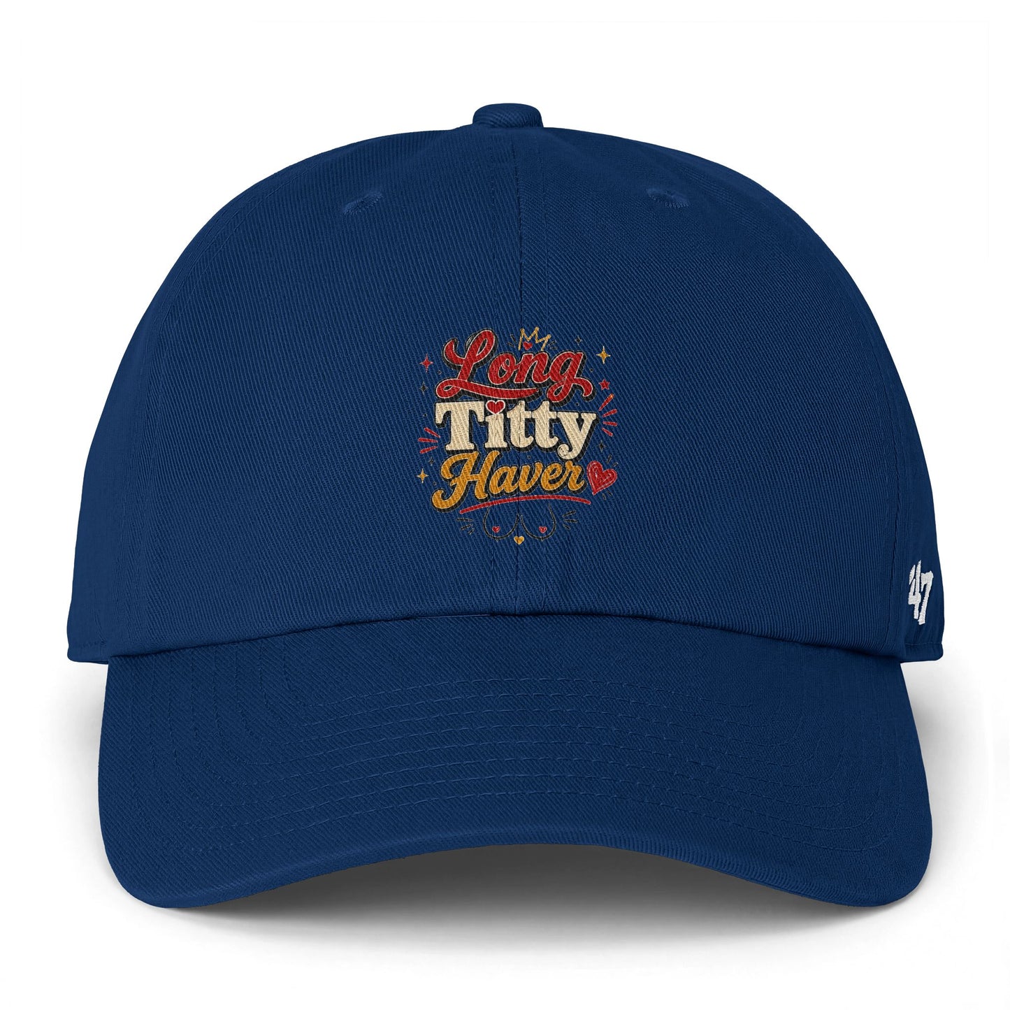 Dad Hat — Long Titty Haven Floral Embroidered Baseball Cap
