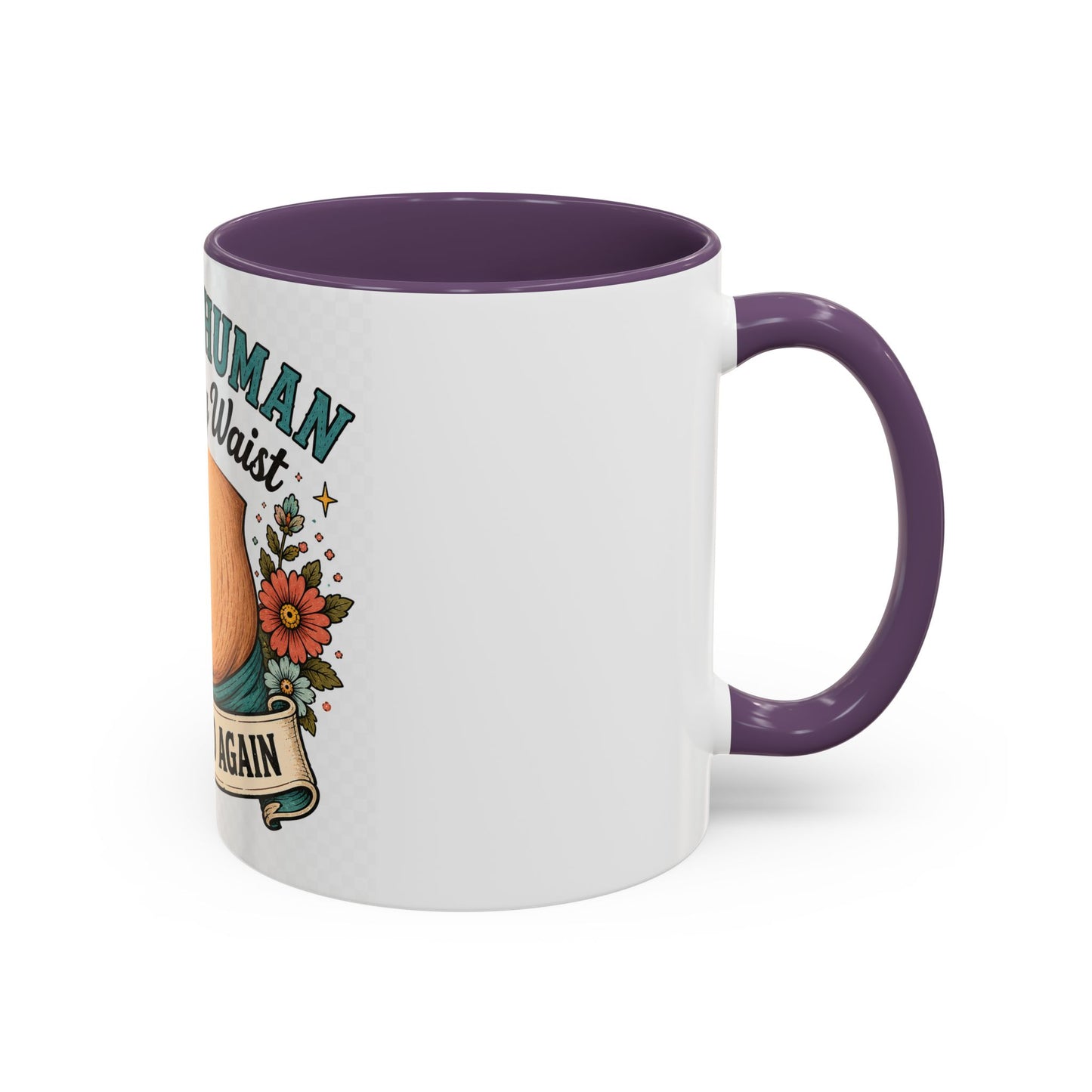 Built a Human Lost My Waist Coffee Mug — Funny Postpartum Mom Gift (11/15oz)